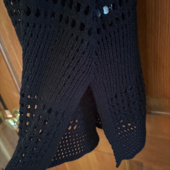 Boho Crochet knit swim/pool/bathing suit coverup open back - Picture 3 of 6